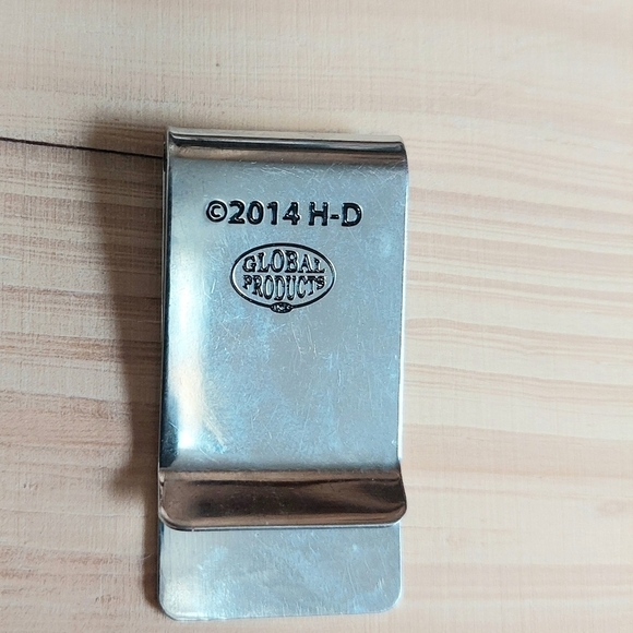 Honolulu Harley-Davidson Hawaii 2014 H-D Silver Steel Money Clip - Picture 2 of 4